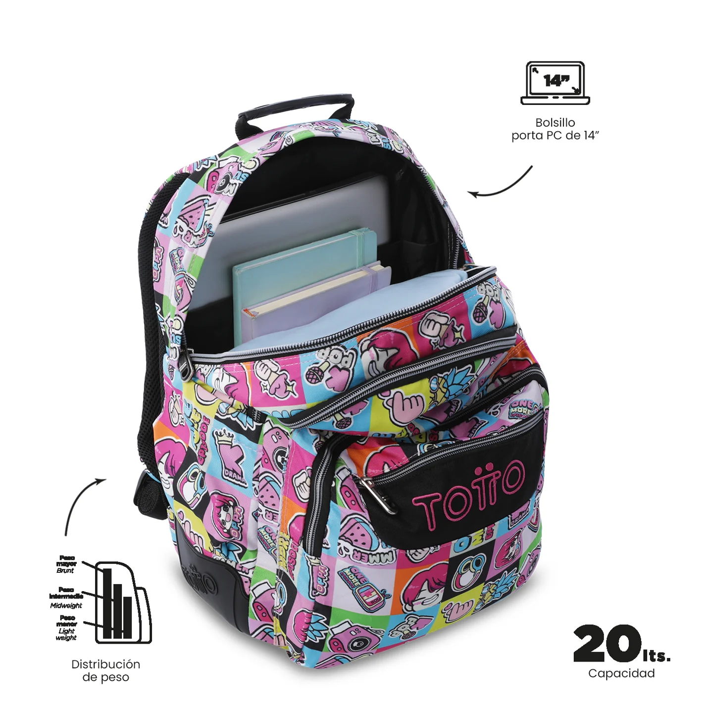 Mochila Totto Rayol